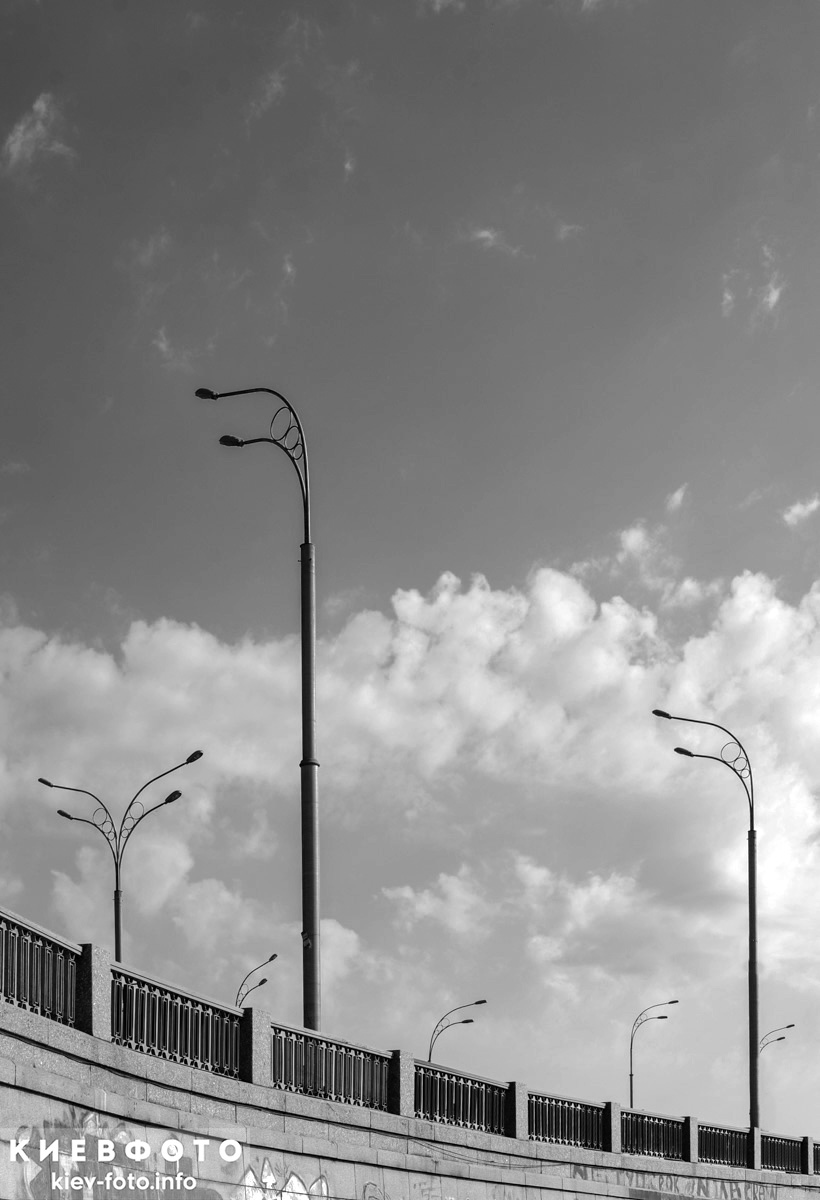 Гаванский мост. Черно-белые фотографии Киева