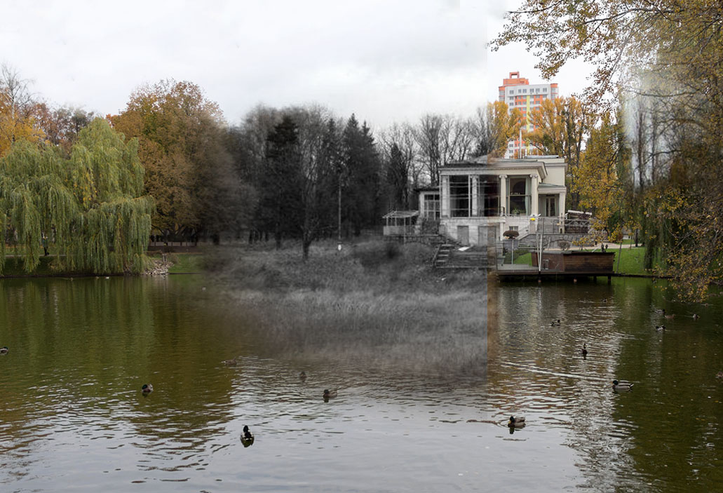 Киев было-стало: ВДНХ, Прага, озеро с лебедями