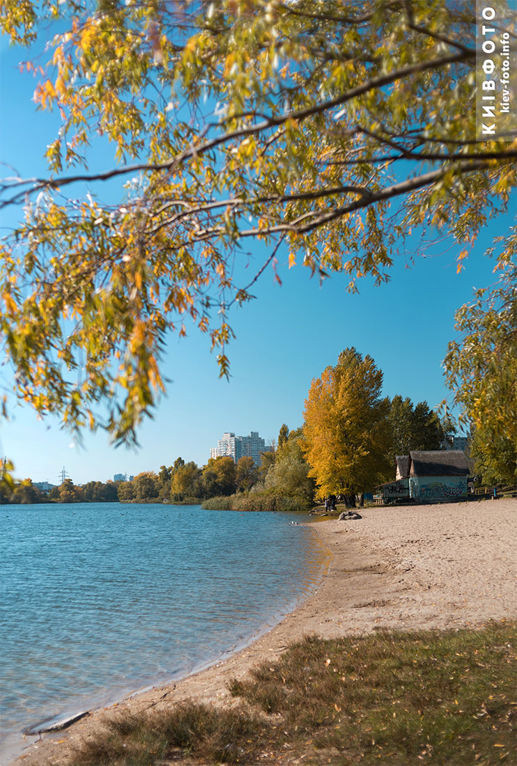 Осень на озере Вербном на Оболони