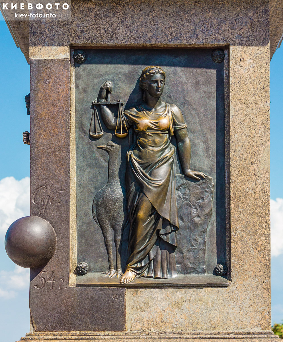 Памятник Дюку де Ришельё на Приморском бульваре в Одессе