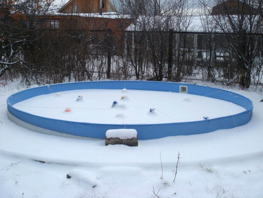 Как подготовить каркасный бассейн к зиме?